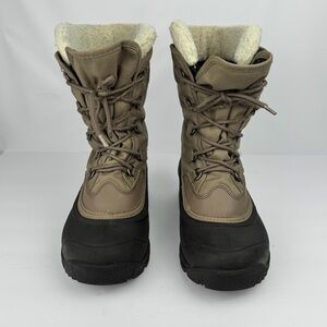 Kamik Women’s Sz 8 Tan Brown Earth Tone Waterproof Lined Snow Boot Shoe